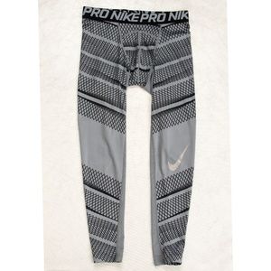 NIKE Pro Gray Dri-Fit Compression Pants/Leggings
